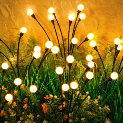6-Pack Solar Swaying Firefly Lights