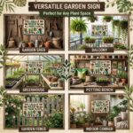 Vintage Plant Lover Garden Sign