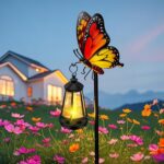 Butterfly Solar Garden Stake Light