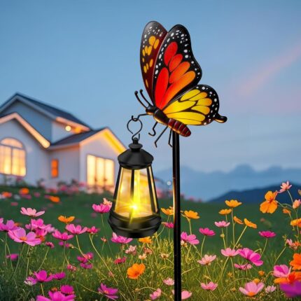 Butterfly Solar Garden Stake Light