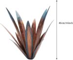 2-Pack Metal Agave Garden Sculptures