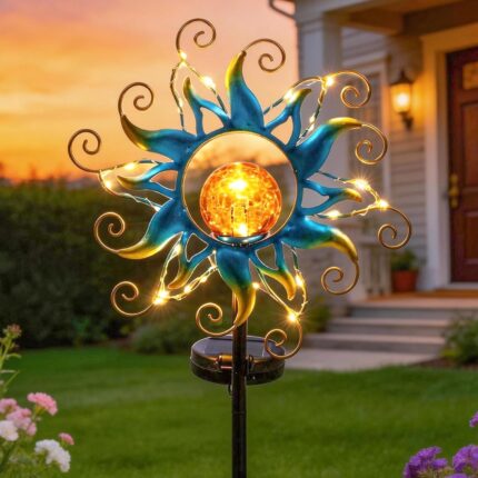 Blue Sun Solar Garden Stake Light