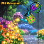 Butterfly Watering Can Solar Light
