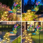 Butterfly Watering Can Solar Light