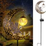 Moon Fairy Bronze Solar Stake Light