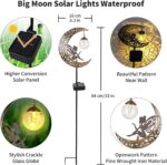 Moon Fairy Bronze Solar Stake Light