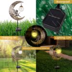 Moon Fairy Bronze Solar Stake Light