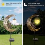 Moon Fairy Bronze Solar Stake Light