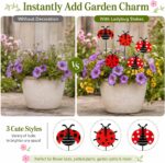 30-Pack Ladybug Plant Stakes
