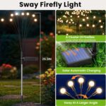 4-Pack Solar Swaying Garden Lights