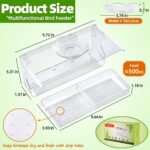 Clear Window Bird Feeder